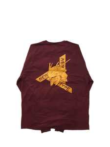 Revised Long Sleeve Gold Maroon