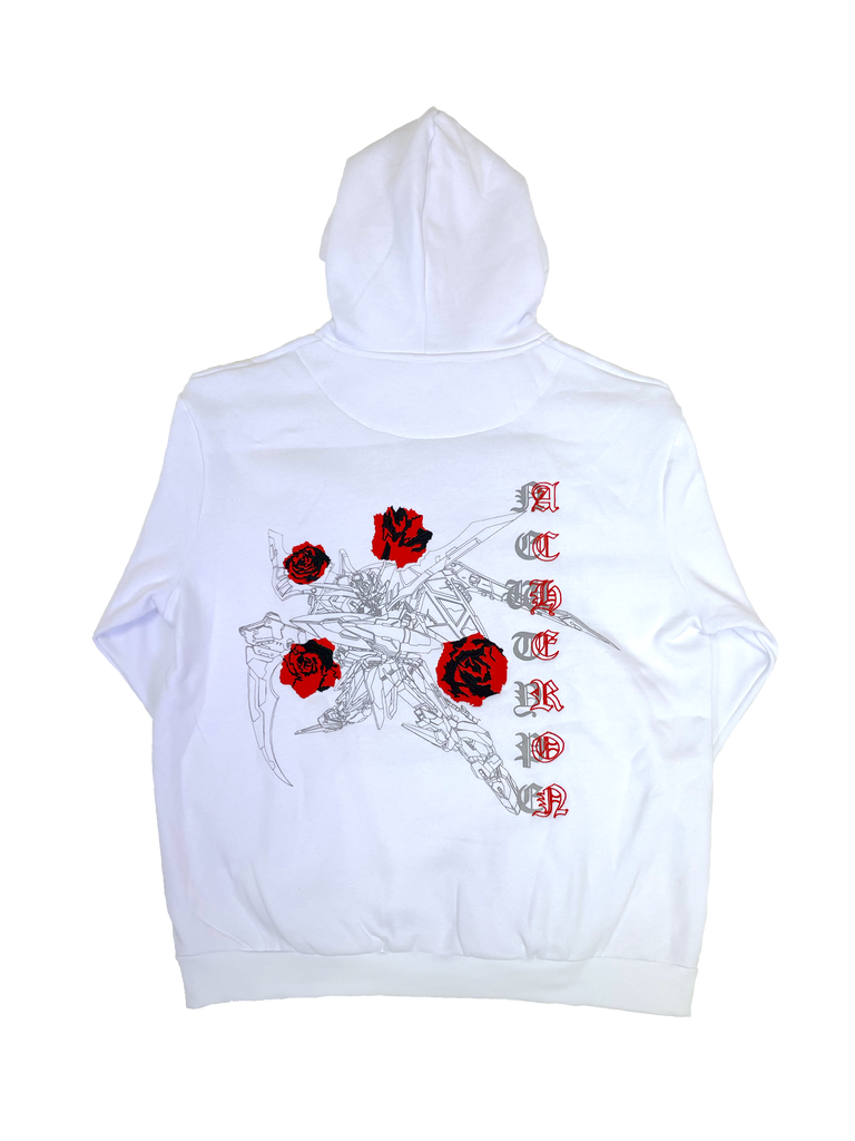 Collab: Acheron White Hoodie – newtypeofficial
