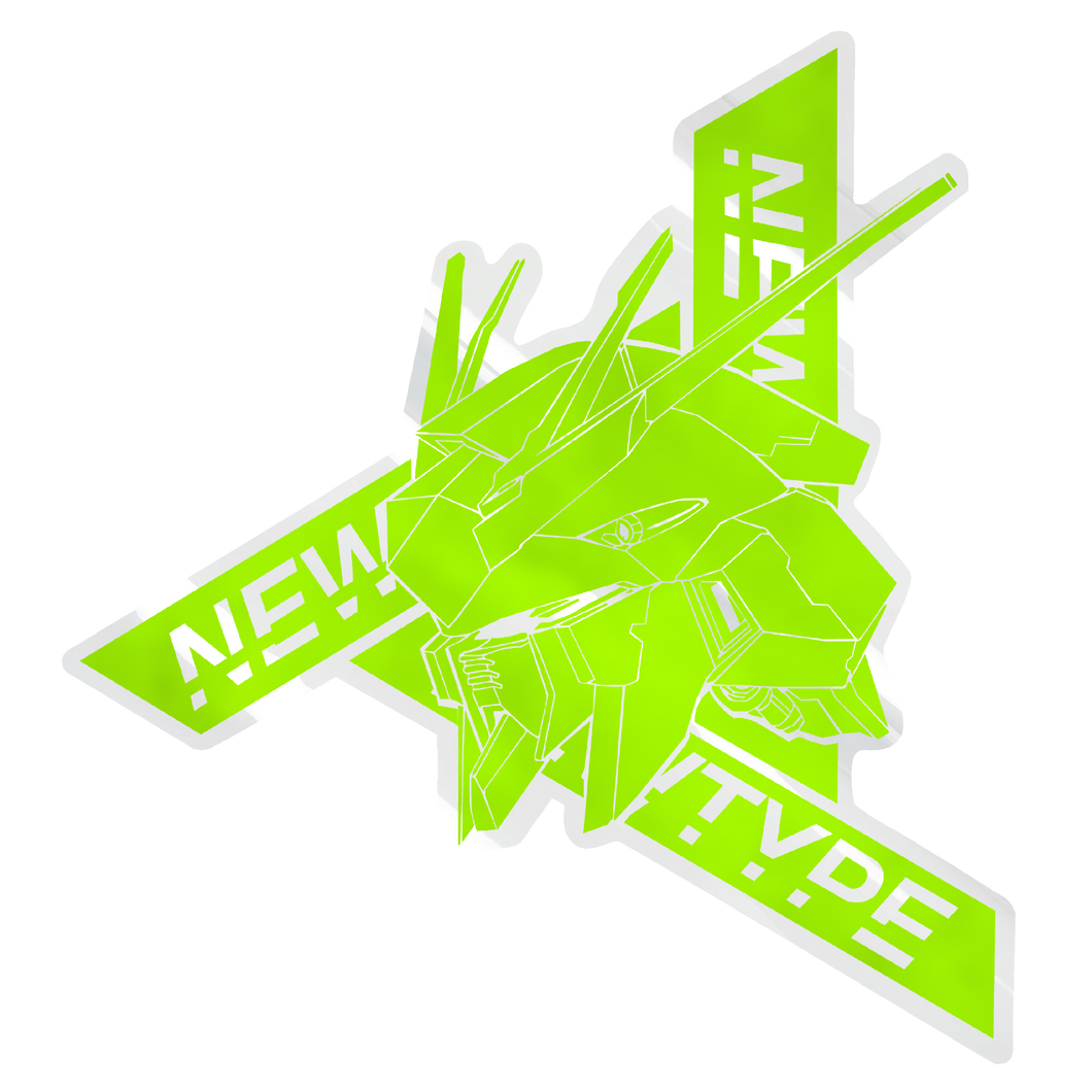 Neon Green Tri-Nu Vinyl Decal